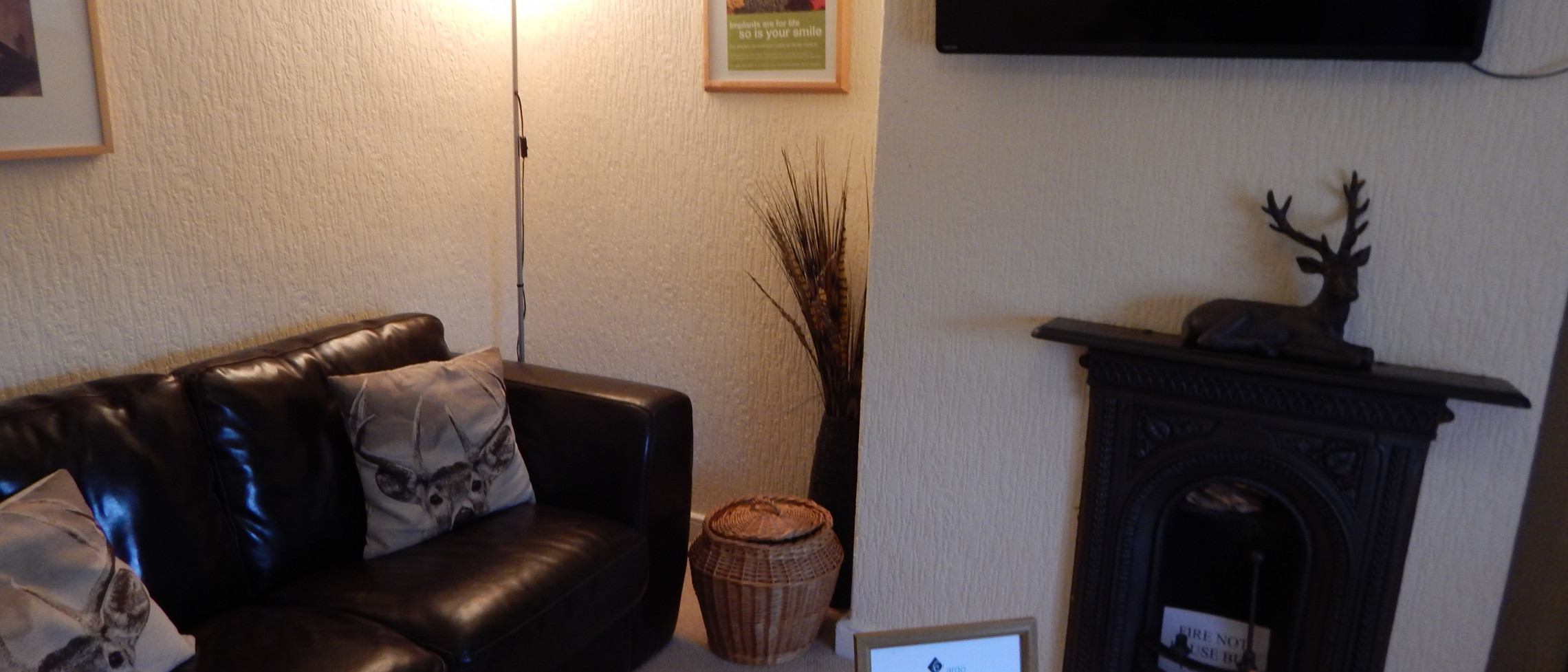 Patient Waiting room has a lovely relaxing cottage feel. 