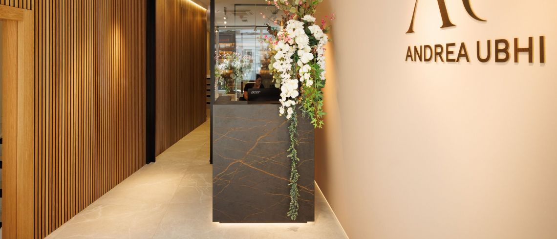 Reception at Andrea Ubhi Dentistry in York