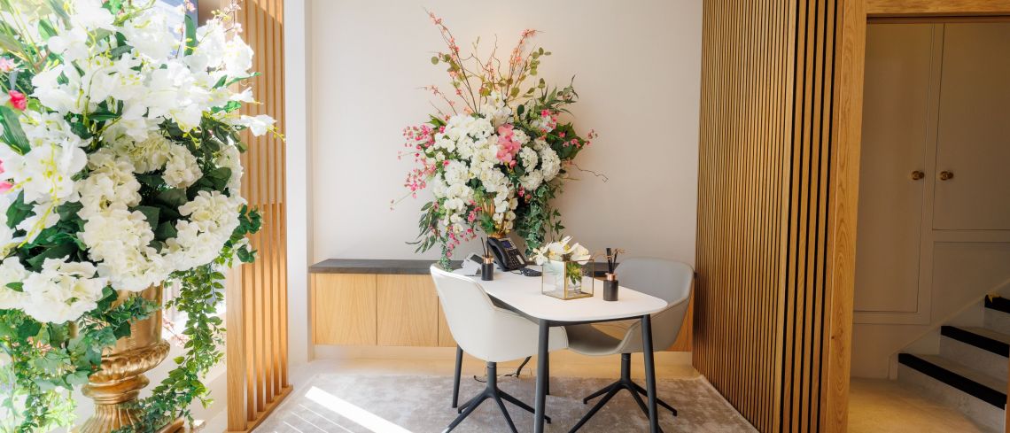 Reception at Andrea Ubhi Dentistry in York